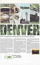 1968 Denver Metro Area Print Ad ~ Recruiting the Aerospace Industry ~ Satellites
