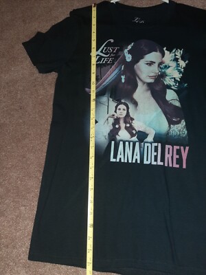 NWOT Official Merch Lana Del Rey LDR Lust For Life Slim Fit Tee