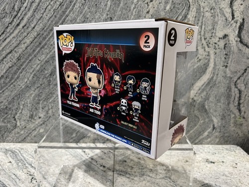 Funko Pop! Jujutsu Kaisen Yuji Itadori & Aoi Todo 2 Pack In Hand Ready To Ship - Picture 3 of 7