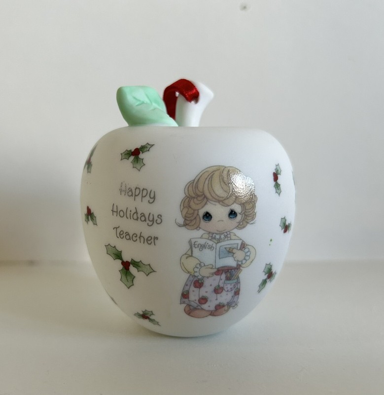 1999 Preciuos Moments Teacher Mini Light Ornament Cover