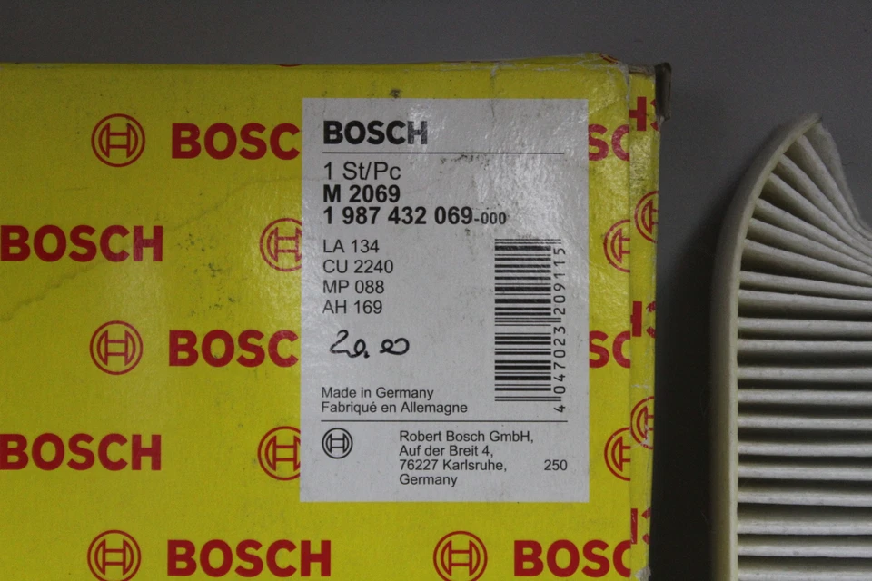 Cabin Air Filter for Renault Scenic 1996 1999 bosch M 2069 1987432069 - Image 3 of 4