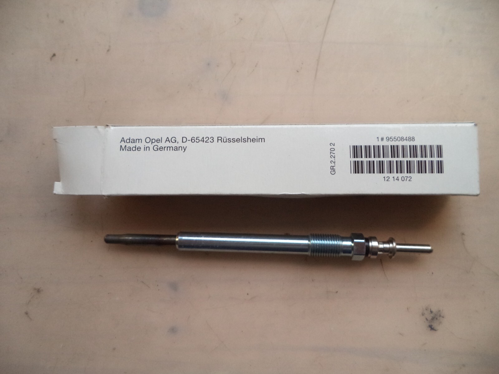 Opel GM Glow Plug 95508488 1214072 B572