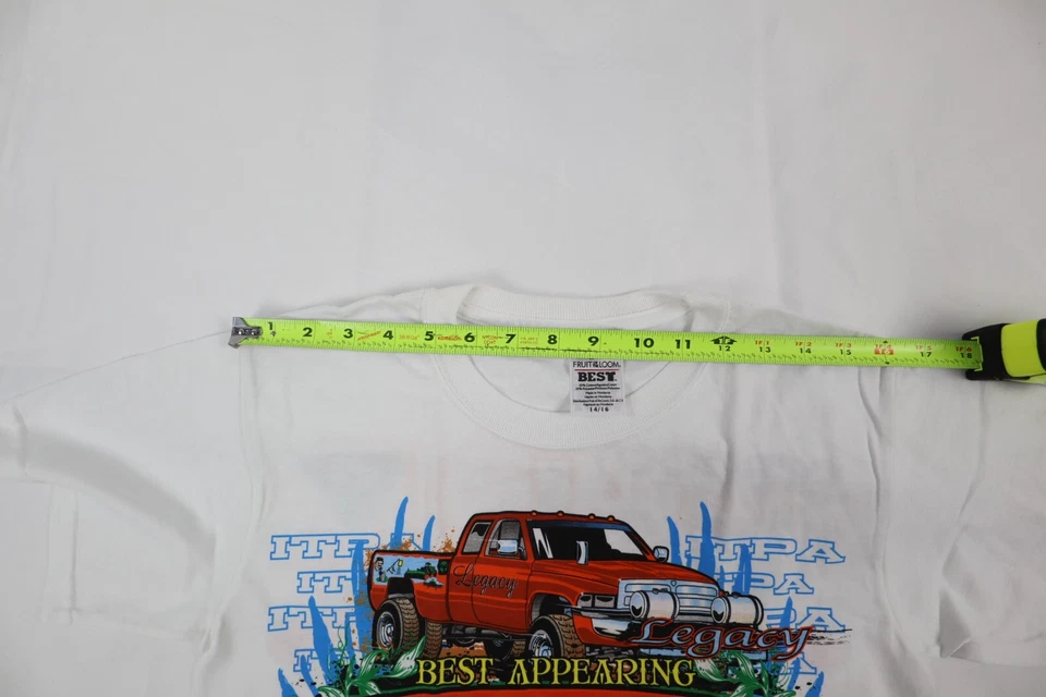 Camiseta ITPA Niños Jóvenes Talla 14/16 2008 Illinois Tractor Pullers Association Foto 4 de 4