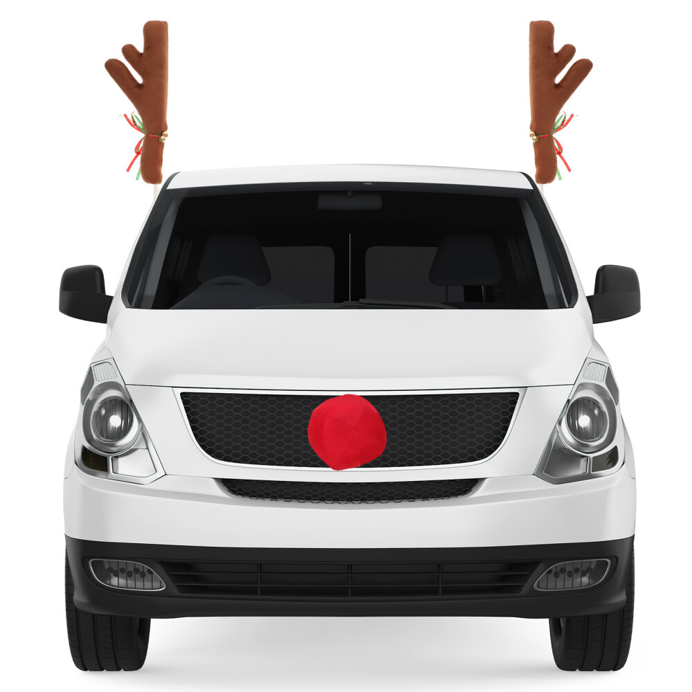Oxford Cloth Antlers Car Decoration Auto Holiday Reindeer Cars eBay