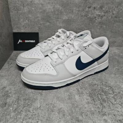 Level SS/New - Nike Dunk Low White Midnight Navy - DV0831-111 | eBay