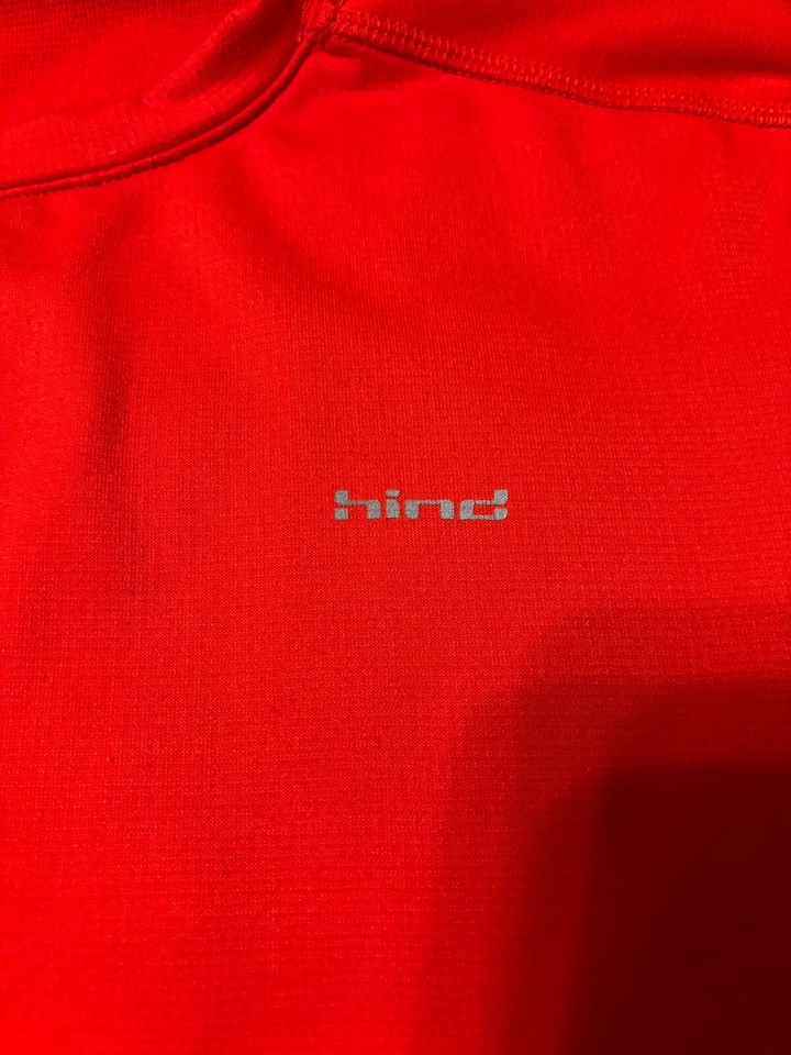 Hind Athletic Long Sleeve Shirt Orange Running Hiking Yoga Woman's M eBay