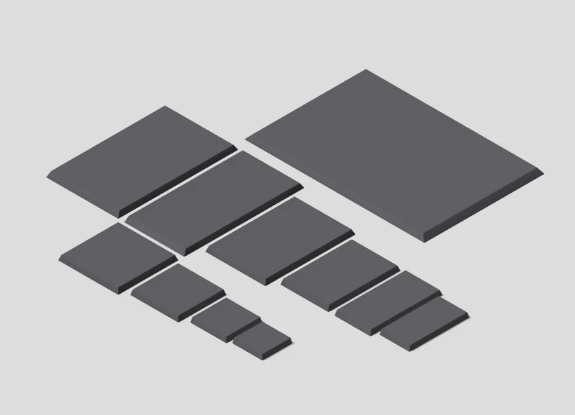 Bases cuadradas en miniatura - ¡Warhammer 40k, DND, ADLG, DBA Miniaturas! ¡Varios tamaños! Foto 3 de 4