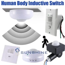 Occupancy & Vacancy Motion Sensor Light Switch PIR Motion Infrared Wall Switch