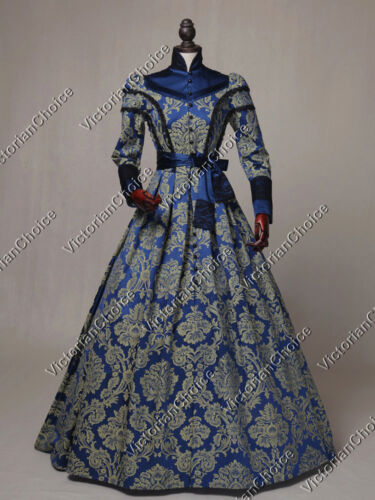 Renaissance Regal Medieval Victorian Queen Dress Game of Thrones Costume C021 - Afbeelding 1 van 6