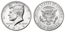 2015-P Kennedy Half Dollar Uncirculated from U.S. Mint Bag