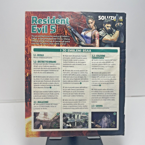 RESIDENT EVIL 5 ๐ฅ SONY PS3 PAL ITA COMPLETO OTTIME CONDIZIONI + GUIDA GIOCO ๐ - Foto 7 di 10