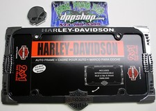 Harley Interchangeable Davidson Skull Or Bar Shield Auto License Plate Frame