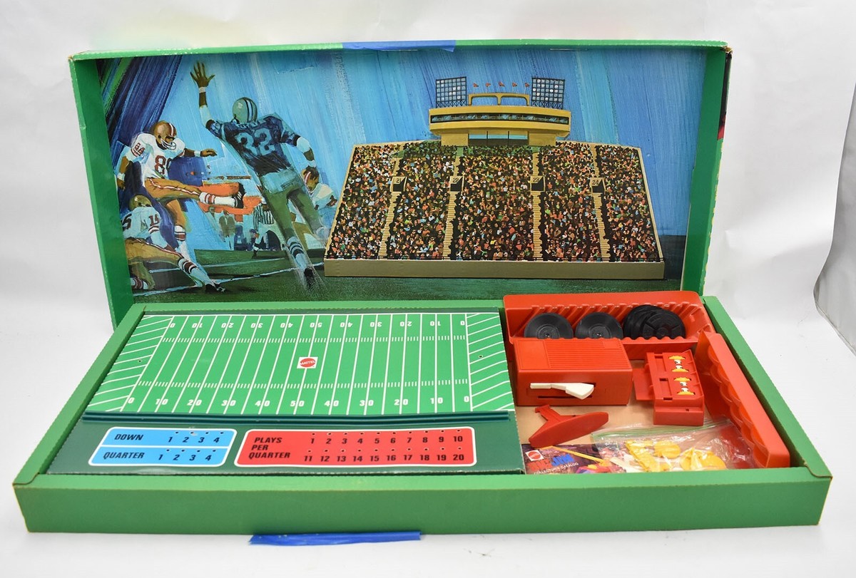 Talking Football Vintage Hear It Happen Game Mattel 1971 See