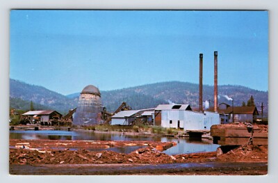 USA: Lumber Yard, Canyonville, Oregon.