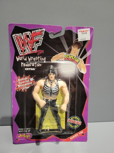 Vintage WWF WWE Justoys Bend-Ems CHYNA Series VIII...