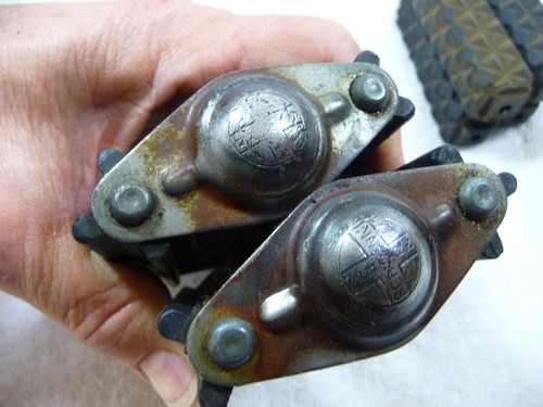 1964 65 SCHWINN PEDALS 4" FULL SIZE USED SHAPE VINTAGE NEW PADS
