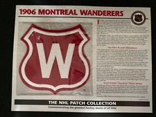 The NHL Patch Collection 1906 Montreal Wanderers