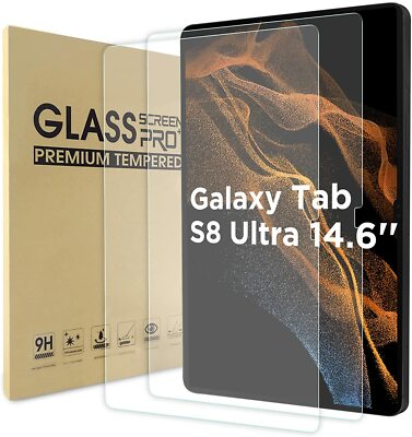 Samsung Galaxy Tab S8 Ultra 14,6'' 2022 Hartglas Displayschutzfolie X900/X906