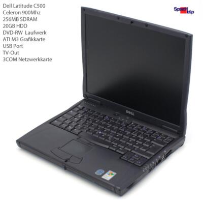 Dell Latitude C500 Notebook Laptop Windows 98 Parallel Lpt Celeron