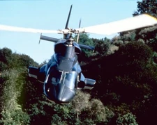 Airwolf Great Image of Helicopter TV Cult 8x10 inch Photo
