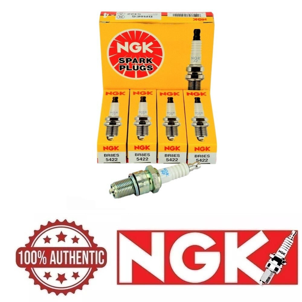 NGK BR8ES Spark Plugs 5422 Set of 4