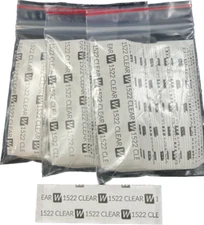 3M Double Sided Clear Daily Wear 3/4" X 3"  Straight Tape Wig Toupee 108 PCS