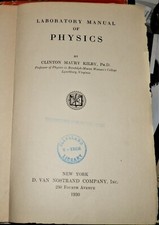 Laboratory Manual of Physics Clinton Maury Ki...
