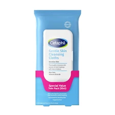 Cetaphil Gentle Makeup Removing Wipes, Alcohol & Fragrance-Free, 25 Count