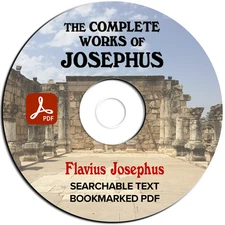 Complete Works-Flavius Josephus-Christian Church History-Jesus-Searchable-PDF CD