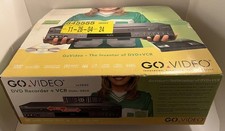 NEW GO VIDEO VR3840 DVR/VCR DUAL DECK - COMBO PLAYER - DVD/VHS - OPEN BOX