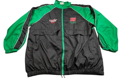 Vintage NASCAR Bobby Labonte Jacket Mens XL Winners Circle Windbreaker 18 Racing
