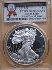 2017 S $1 Congratulations Set 1 Oz Silver American Eagle Proof PCGS PR70 DC FDOI