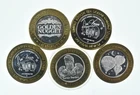 Lot 5 $10 Silver Strike Casino Rounds 3 T Oz .999 1 *413