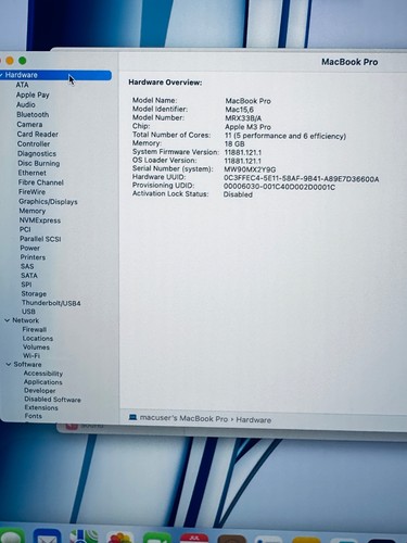 Apple MacBook Pro 14" 2023 M3 Pro 11-Core CPU 14-Core GPU 18GB, 512GB, Sp Black - Afbeelding 21 van 23