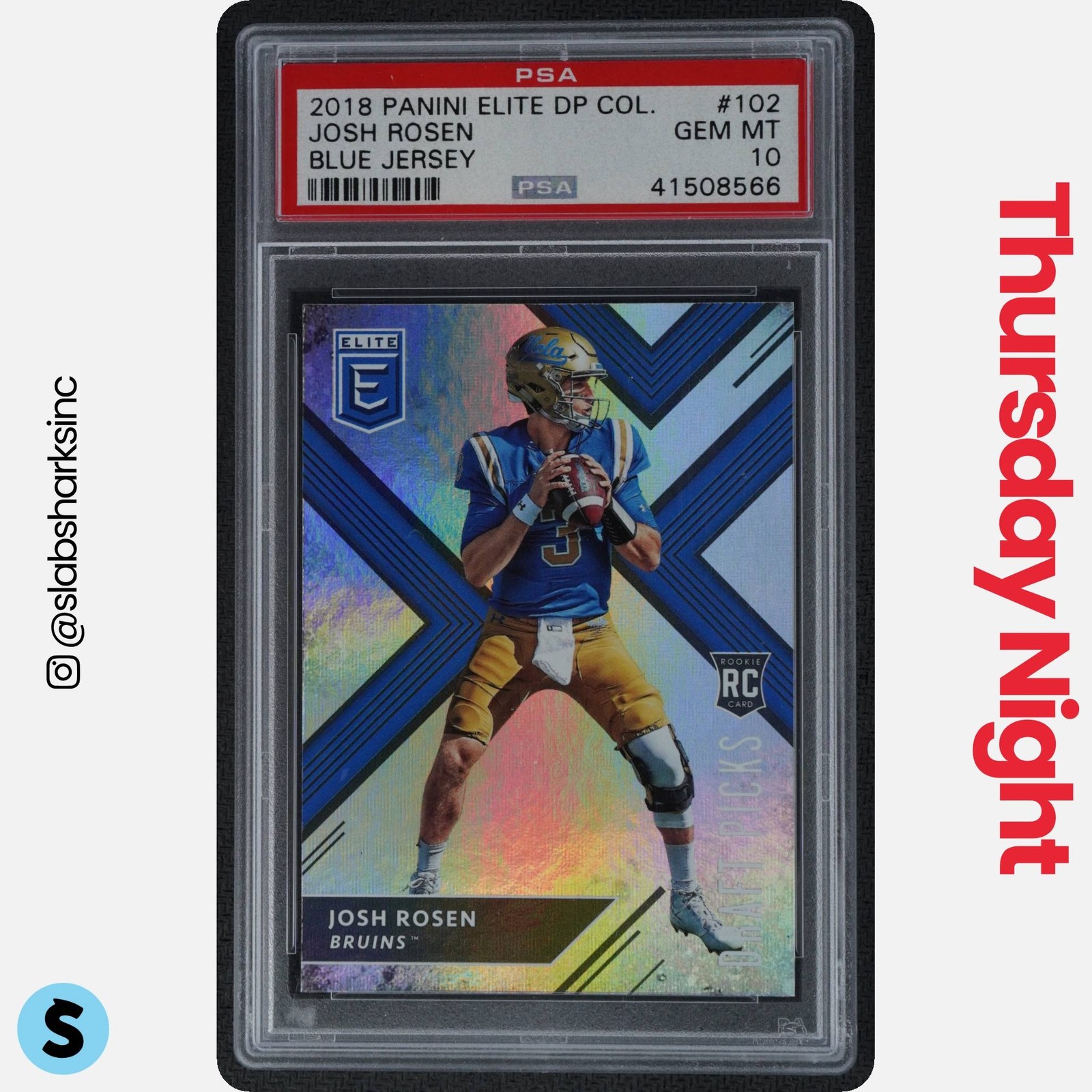 Josh Rosen Panini Elite Draft Picks Collegiate #102 Base