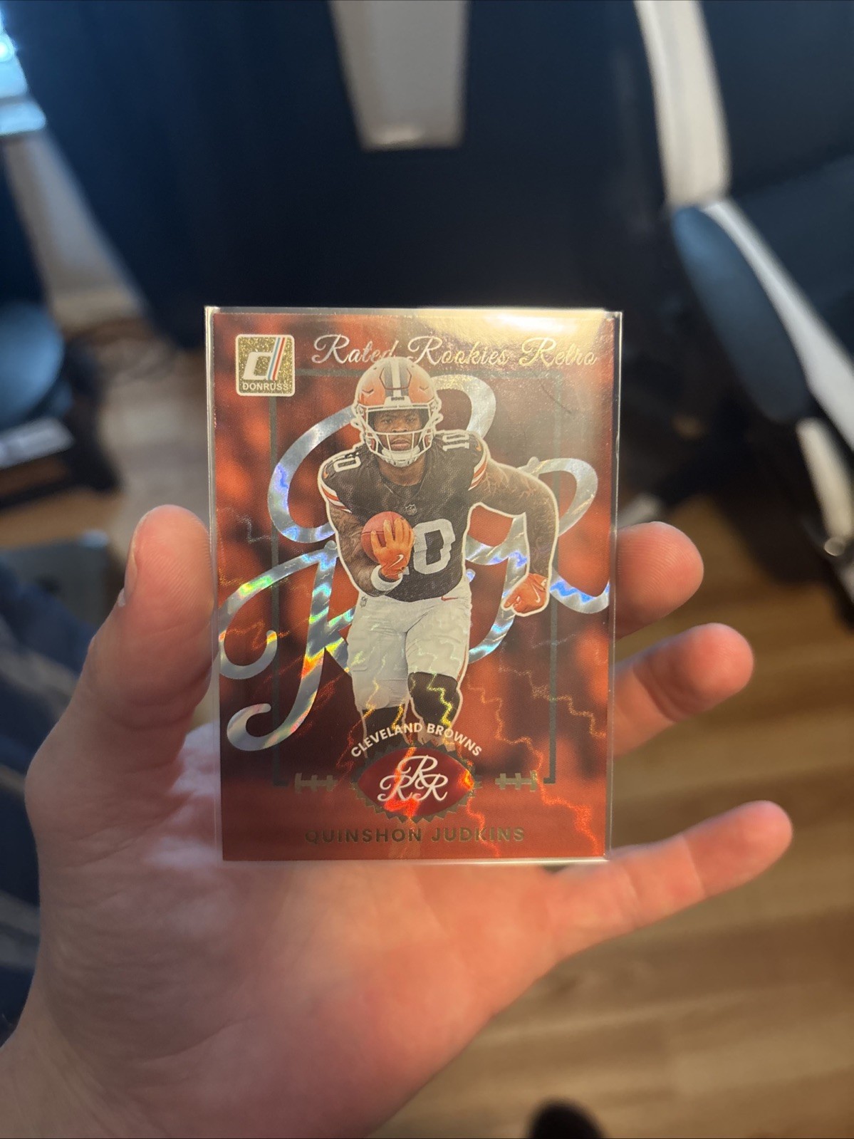 QUINSHON JUDKINS 2025 PANINI DONRUSS RATED ROOKIES RETRO CARD CLEVELAND BROWNS