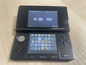 Nintendo 3DS Cosmo Black Region Free Console Bundle 128 GB Card