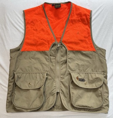 Hunters Advantage Large Pocket Hunter Blaze Safety Orange Canvas Vest Lg
