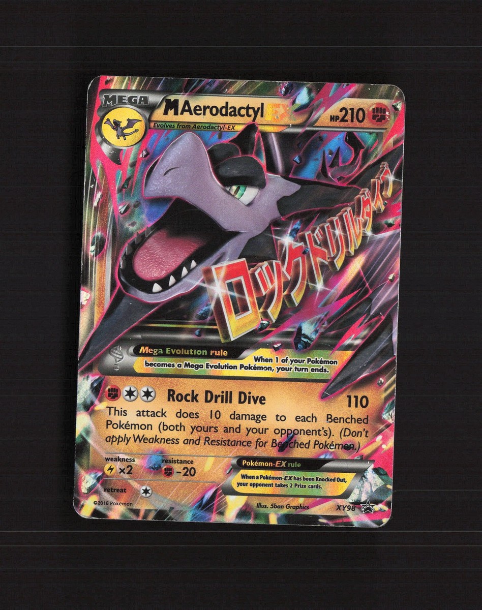 【激レア】EXO タオ MCM 100名限定ポラロイド Mega M Aerodactyl EX XY98 XY Promos Black Star Promo Holo Pokemon