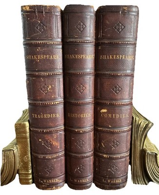 The Complete Works of William Shakespeare (1861) in 3 Volumes, Steel Engravings