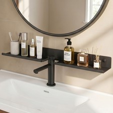 Waschbeckenablage &uuml;ber Wasserhahn Badezimmerregal Wandmontage Duschablage 60 cm