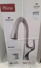 Pfister Rancho Single-Handle Pull Down Sprayer Kitchen Faucet Stainless Steel