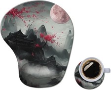 Ergonomic Mouse Pad with Wrist Rest,Comfortable Computer Gel Mouse Pad