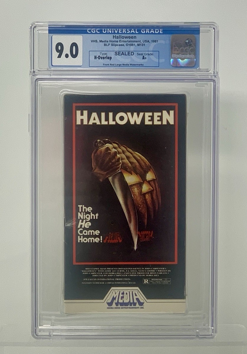 Halloween (1978) VHS Sealed – CGC 9.0 A+ Rare 1981 Media