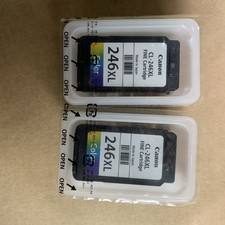 2 CL-246XL Fine ColorInk Cartridge for Canon PIXMA W/ 4x6 Glossy Paper (50) New