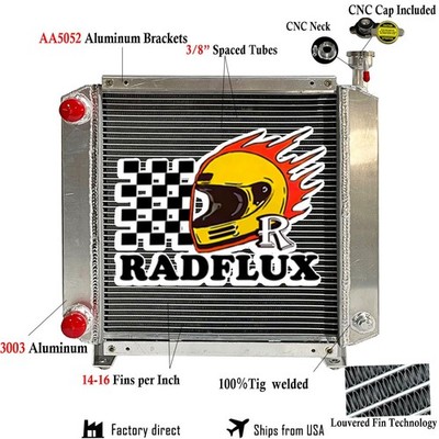 # 86402724 86401465 Radiator Fits TC35 TC35D TC40D D35 D40 DX40 DX35 New Holland