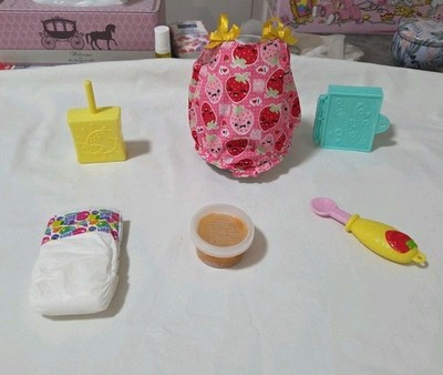 Baby Alive Super Snacks Lily Jumper  Dough Shape Diaper Dish Spoon Bottle 