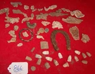 COLLECTION OF DUG CIVIL WAR RELICS FROM ARCOLA NORTH Bullets Pony Shoe lot#866