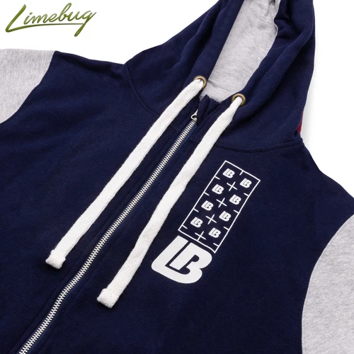 Classic Limebug Official Grey / Navy Blue Hoodie XXL VW