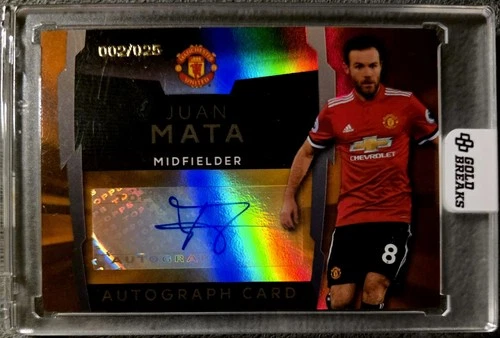 2017-18 Topps Premier League Platinum - Auto Juan Mata/25